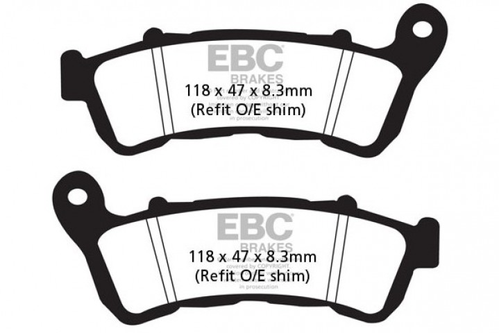 Ebc Fren Balatası Carbon Sfac388 Balatası honda Forza 300, Sh125/150/300, Suzukı Uh125 Burgman