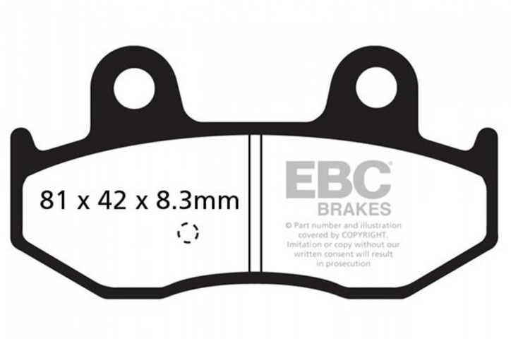 Ebc Fren Balatası Carbon Sfac411 Suzukı Burgman 400 01-06 , Burgman 250 01-02