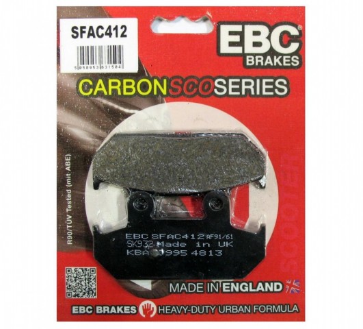 Ebc Fren Balatası Carbon Sfac412 Suzukı An 250 K1/k2 Burgman 01/02 An 400 K1/k6 Burgman 01 / 06 265