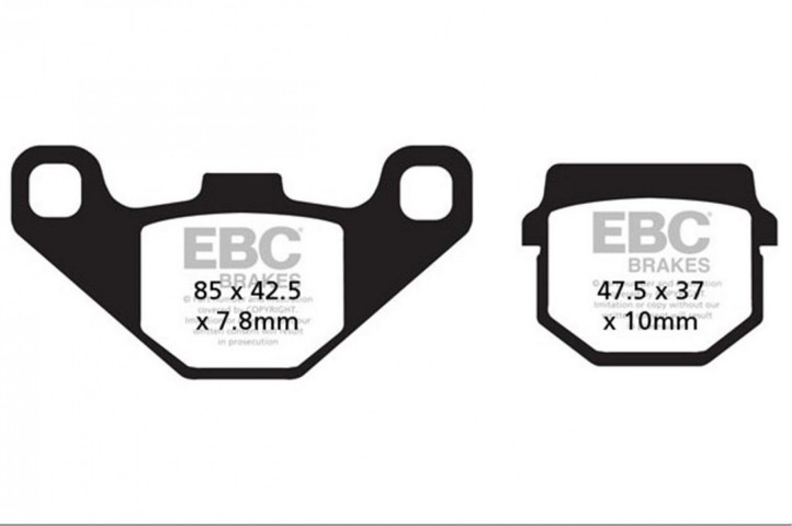Ebc Fren Balatası Fa083/2tt Suzukı An125 06-08 Aprılıa Scarabeo 50