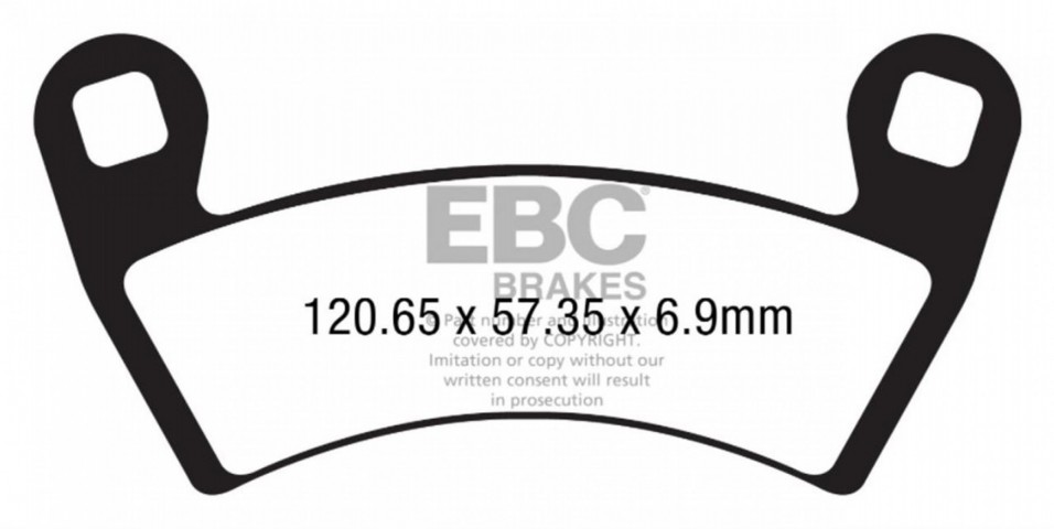 Ebc Fren Balatası Fa656tt Polarıs Sportsman 570 325 Offroad