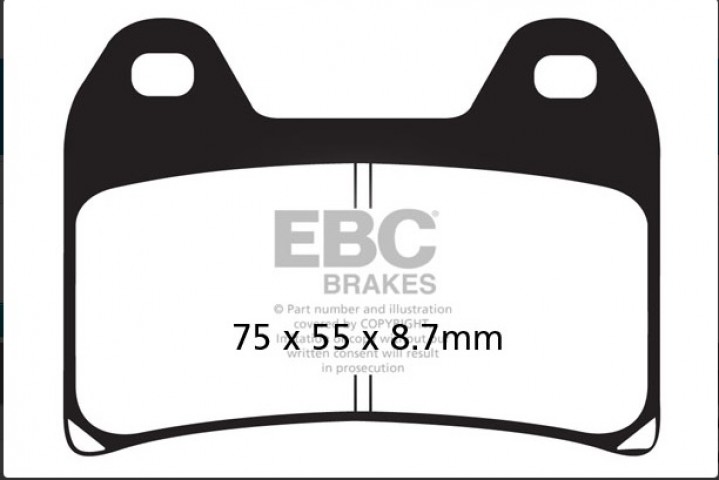 Ebc Fren Balatası Organik Fa244 Ktm Duke 640 690 790 Adventure 1050 1190 1290 141