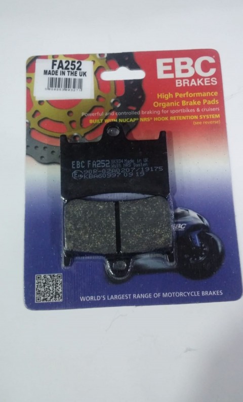 Ebc Fren Balatası Organik Fa252 Yamaha Mt-07 Tracer Ön