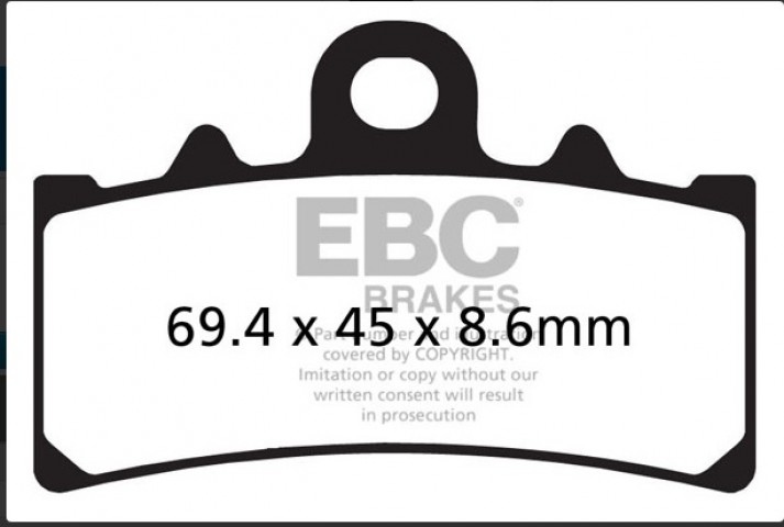 Ebc Fren Balatası Organik Fa606 2020-2022 Bajaj Dominar 400 Ug Ön