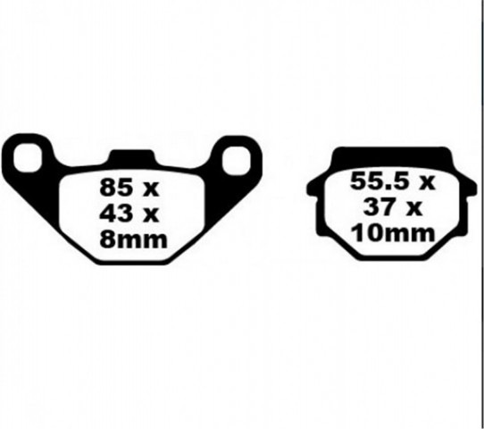Ebc Fren Balatası Sfa067hh Kawasakı Klr 650