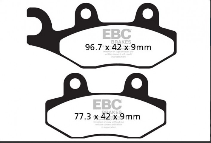 Ebc Fren Balatası Sfa228 Kymco Agılıty Movıe Lıke 125 Lıke 200i People S 250i Burgman An250 An400 Peugeot Satelıs 334