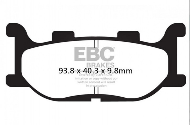 Ebc Fren Balatası Sinter Fa199hh Yamaha Mt-03 660 Xvs1100 Xvs1300 Yp400 Majesty Xv250 Vırago Fz6 600 099