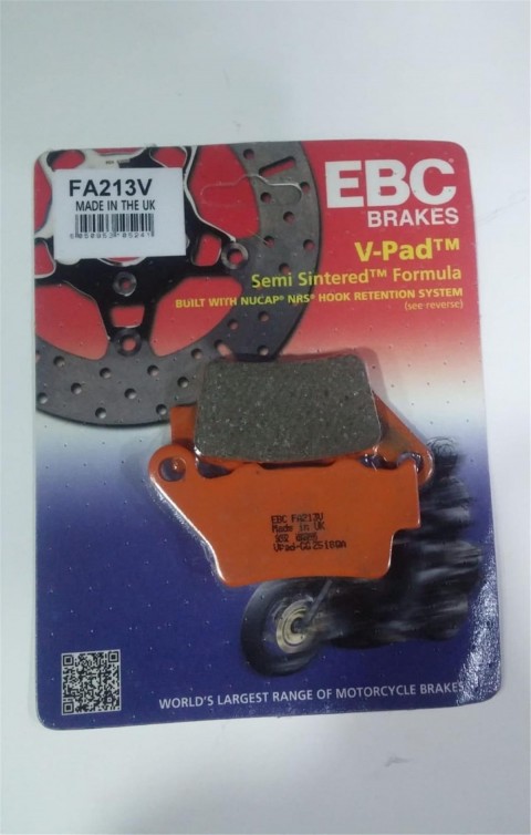 Ebc Fren Balatası Sinter Fa213v 997-2002 Honda Nx 650 Dominator Uyumlu Arka Fren Balatası