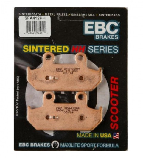 Ebc Fren Balatası Sinter Sfa412hh Suzukı An250 K1 K2 Burgman 01-02 An 400 K1 K6 Burgman 01-06 265
