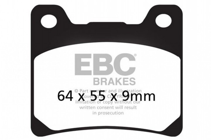 Ebc Fren Balatası Yarı Sinter Fa088v Yamaha Xjr1300 98-01, Vmax12, Xv100 Vırago