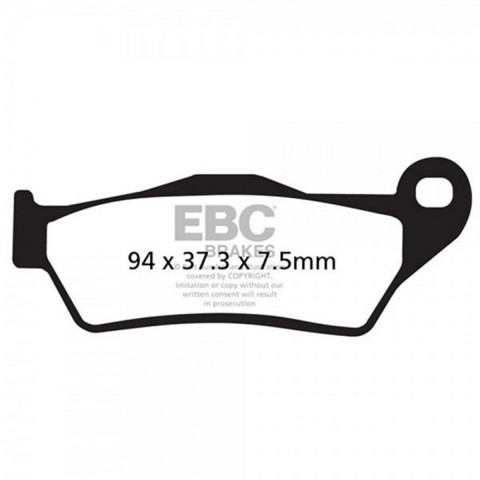 Ebc Fren Balatası Yarı Sinter Fa181v 2022-2023 Ducati Multistrada V2 Uyumlu Arka Fren Balatası