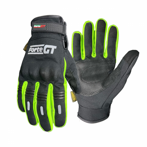 Forte Gt 07 Softshell Kışlık Eldiven Siyah Neon Yeşil (sertifikasız)
