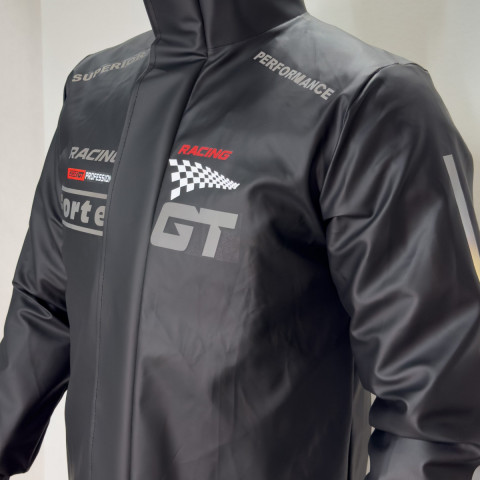 Forte Gt 2001139 Yağmurluk Takım Siyah Racıng Flag Pvc