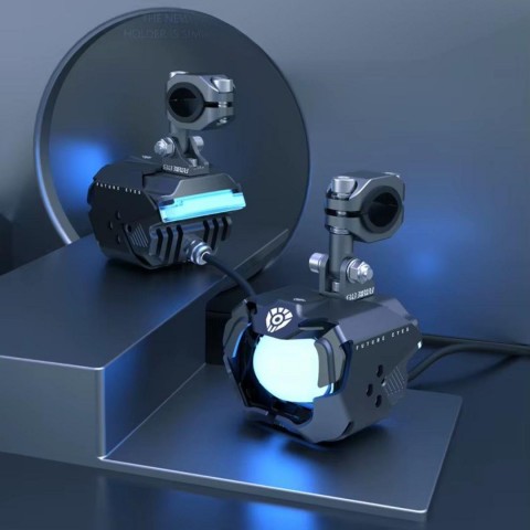 Future Eyes F30p Motosiklet Sis Farı Takım 120w Mavi Angel