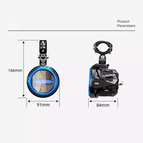 Future Eyes Pl40 Motosiklet Sis Farı Takım 180w