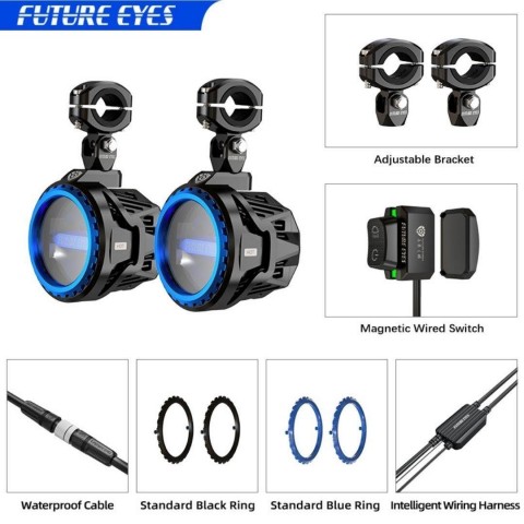 Future Eyes Pl40 Motosiklet Sis Farı Takım 180w