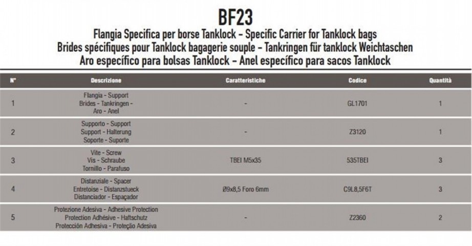 Gıvı Bf23 Depo Üstü Çanta Aparatı Yamaha Tracer 900 15-17 Tracer 900 Gt 18-20 Tracer 9 21-24