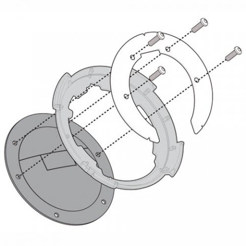 Gıvı Bf23 Depo Üstü Çanta Aparatı Yamaha Tracer 900 15-17 Tracer 900 Gt 18-20 Tracer 9 21-24