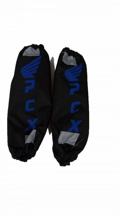 Honda Pcx 125 150 Arka Amortisör Çorabı Takım Mavi Yazılı