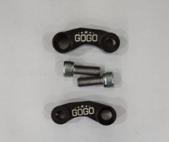 Gogo Ayna Uzatma Aparatı Takım Siyah Nc 700 750 S X (10mm Ve 8mm Düz Diş Aynalar İçin)