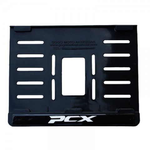 Gogo Plakalık / Plaka Çerçevesi 2 Plastik Honda Pcx Uyumlu (15x24 Cm)