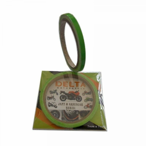 Gogo Jant Şeridi Opak Yeşil 1 Set 7cm*7m
