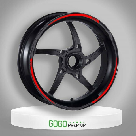 Gogo Jant Şeridi Reflektör Kırmızı Iv Honda Forza 250