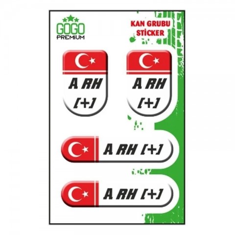 Gogo Kan Grubu Beyaz Dörtlü Damla Etiketı A Rh(+)