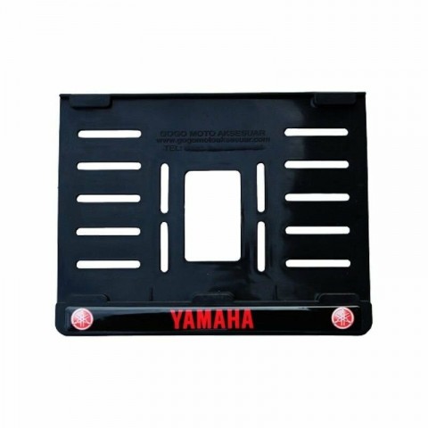 Gogo Plakalık / Plaka Çerçevesi Plastik No:1 Yamaha Kırmızı (15x24 Cm)