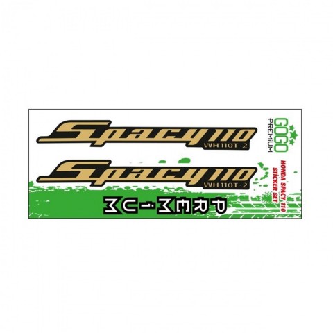 Gogo Stıcker Seti 001 Honda Spacy 110