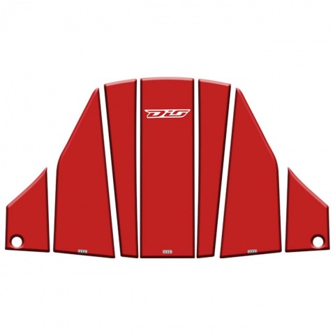 Gogo Tank Pad 004 Kırmızı-beyaz Yazılı Honda Dıo 110