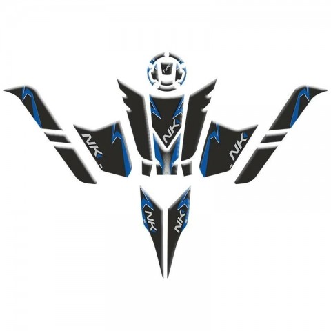 Gogo Tank Pad Seti 002 Siyah-mavi Cf Moto 250 Nk 2018-2023