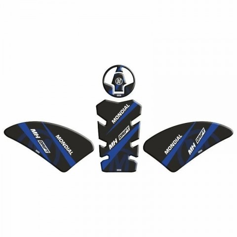 Gogo Tank Pad Seti 003 Siyah-mavi Mondıal 125 Drıft L 2019-2023