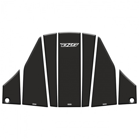 Gogo Tank Pad Seti 006 7 Parça Siyah-beyaz Honda Dıo 110