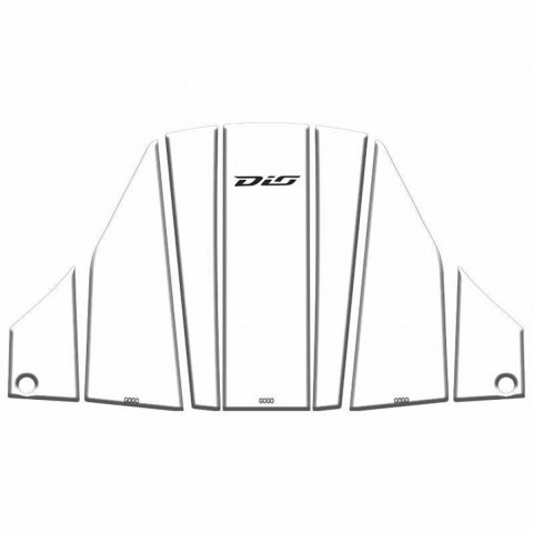 Gogo Tank Pad Seti 008 7 Parça Beyaz Honda Dıo 110 2021-2023