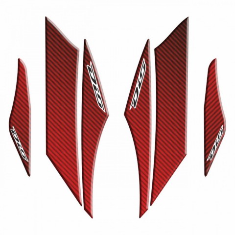 Gogo Yan Pad Kırmızı Siyah Karbon Honda Dio 110 2021-2023