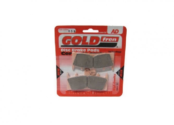 Gold Fren Balatası 039 Ön Zx-6r 98-02 Zx-7r 96-03 Gpz 900 99-02 Zrx 1200 01-08 Suzukı Gsf 1200 01-05