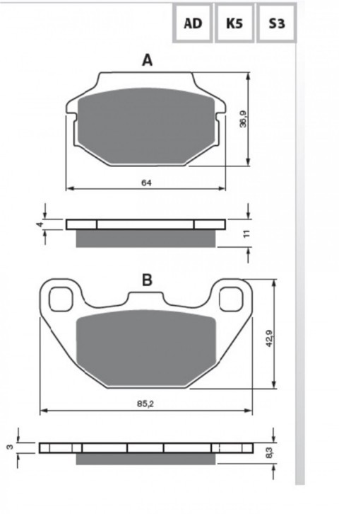 Gold Fren Balatası 183 Kymco Scooter 125 150 200 People Lıke Agılıty Super 8 Mxu 150 Hd 200 Joyrıde