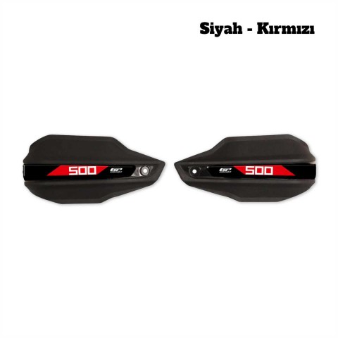 Gp Kompozit Elcik Koruma Siyah-kırmızı Honda Nx 500 2025 Uyumlu