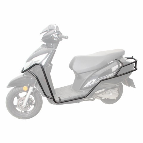 Honda Actıva 125 Ön Arka Motor Koruma Demiri Siyah 2023-2024 Gp Kompozit