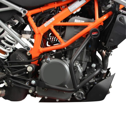 Gp Kompozit Motor Koruma Demiri Siyah Ktm Duke 250/390 2017-2023