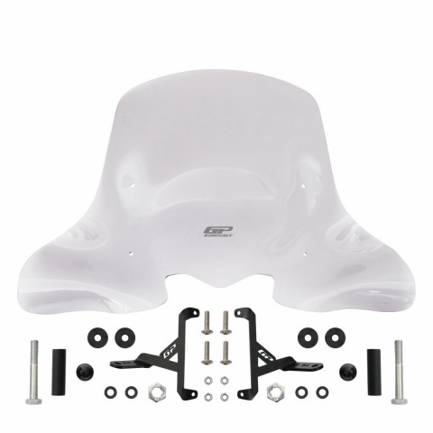 Gp Kompozit Siperlik Camı Elcikli 45cm Şeffaf Honda Sh 125 2024