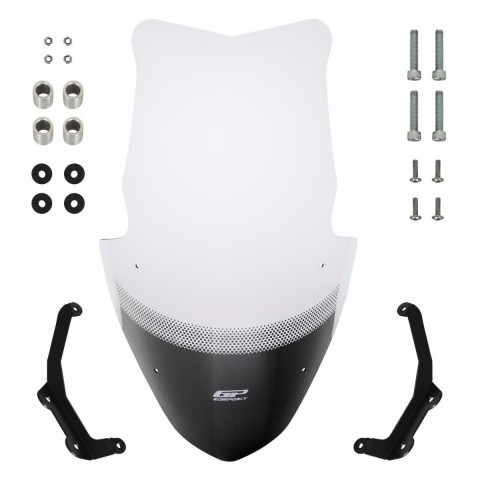 Gp Kompozit Siperlik Ön Cam Şeffaf 74cm Kymco Krv 200 2023 Uyumlu