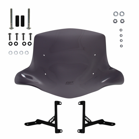 Gp Kompozit Siperlik Tur Camı Füme 44 Cm Elcikli Scooter Spacy Universal