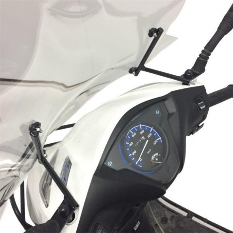 Gp Kompozit Siperlik Tur Camı Füme 59 Cm Elcikli Scooter Spacy Universal