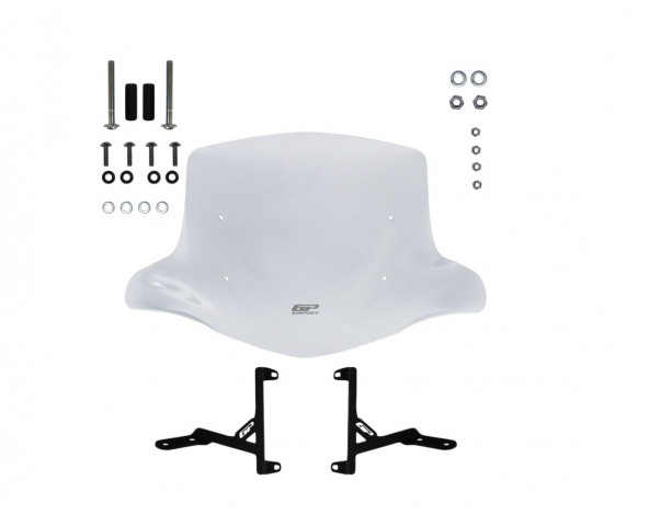 Gp Kompozit Siperlik Tur Camı Şeffaf 44cm Honda Spacy 110 Fızy 125 Actıva 125 Alpha 110