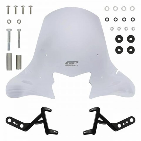 Gp Kompozit Siperlik Tur Camı Şeffaf 48 Cm Honda Actıva 125 2023-2024