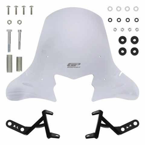 Gp Kompozit Siperlik Tur Camı Şeffaf 58 Cm Honda Actıva 125 2023-2024