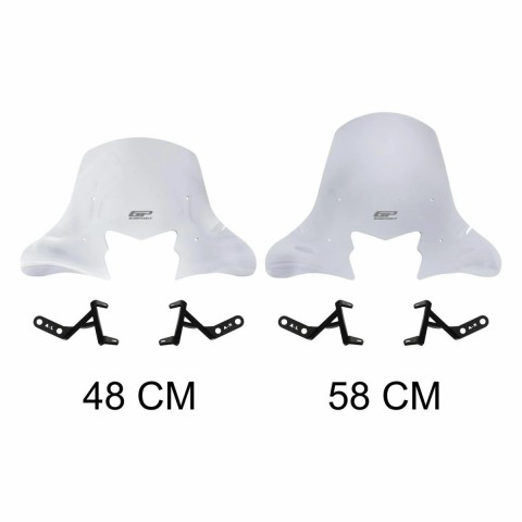 Gp Kompozit Siperlik Tur Camı Şeffaf 58 Cm Honda Actıva 125 2023-2024