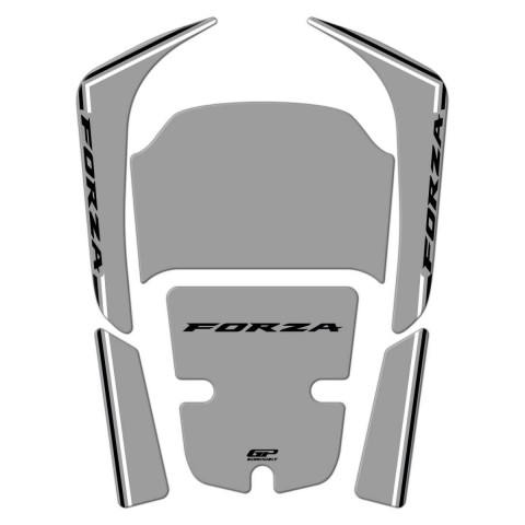 Gp Kompozit Tank Pad Nardo Gri Honda Forza 250 2018-2025